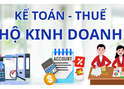 Kế toán thuế cho hộ kinh doanh